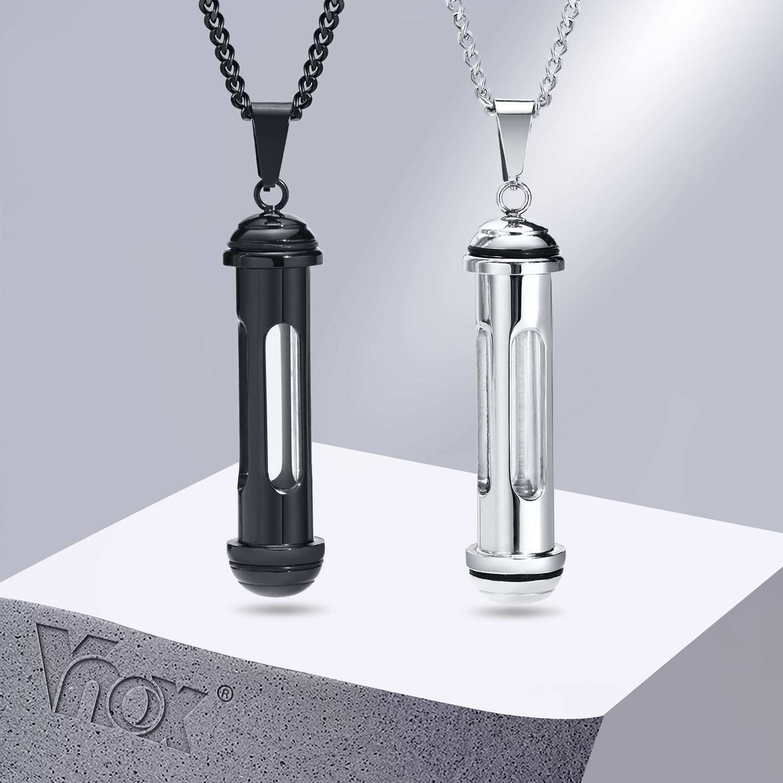 Cuban Link Chain 12Mm - Vnox Hồ Nam Dây Chuyền, Đen