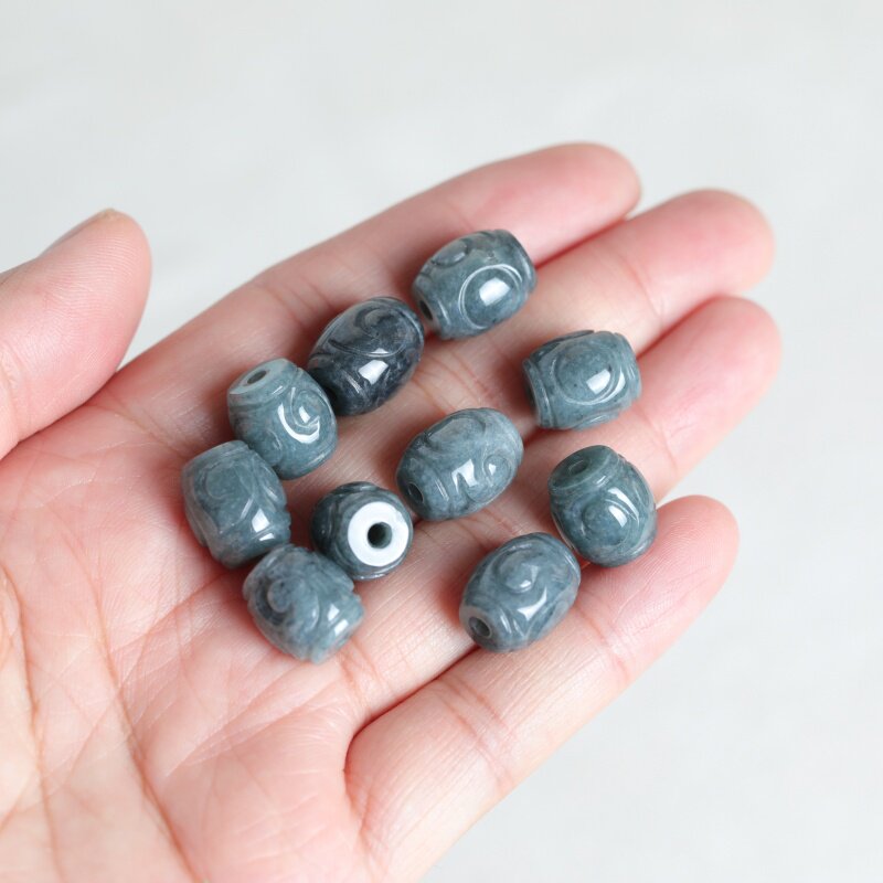 5PC Natural Blue Water Jade Ri - đánh giá và giá Earrings