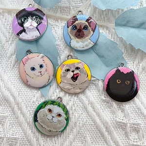 10pcs cartoon animal cat ename - đánh giá và giá Earrings