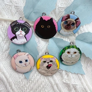 10pcs cartoon animal cat ename - đánh giá và giá Earrings