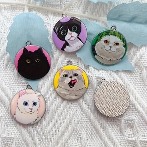 10pcs cartoon animal cat ename - đánh giá và giá Earrings