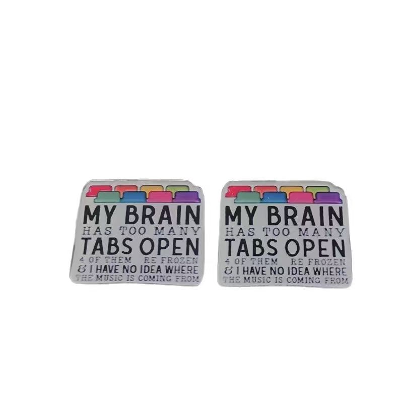 10pcs acrylic colored letter e - đánh giá và giá Earrings