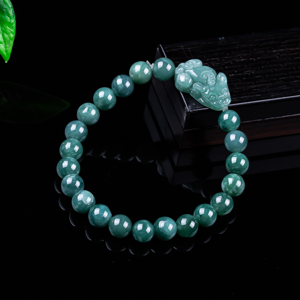 Natural Burmese Jadeite Pixiu  - đánh giá và giá Bracelets