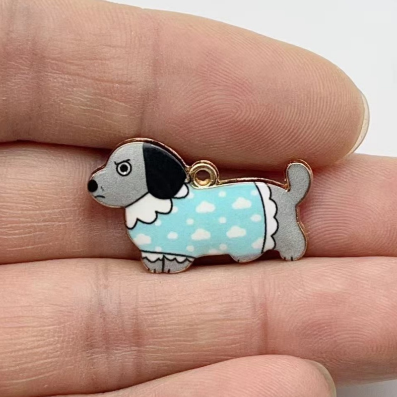 12pcs Cartoon Animal Sausage D - đánh giá và giá Earrings