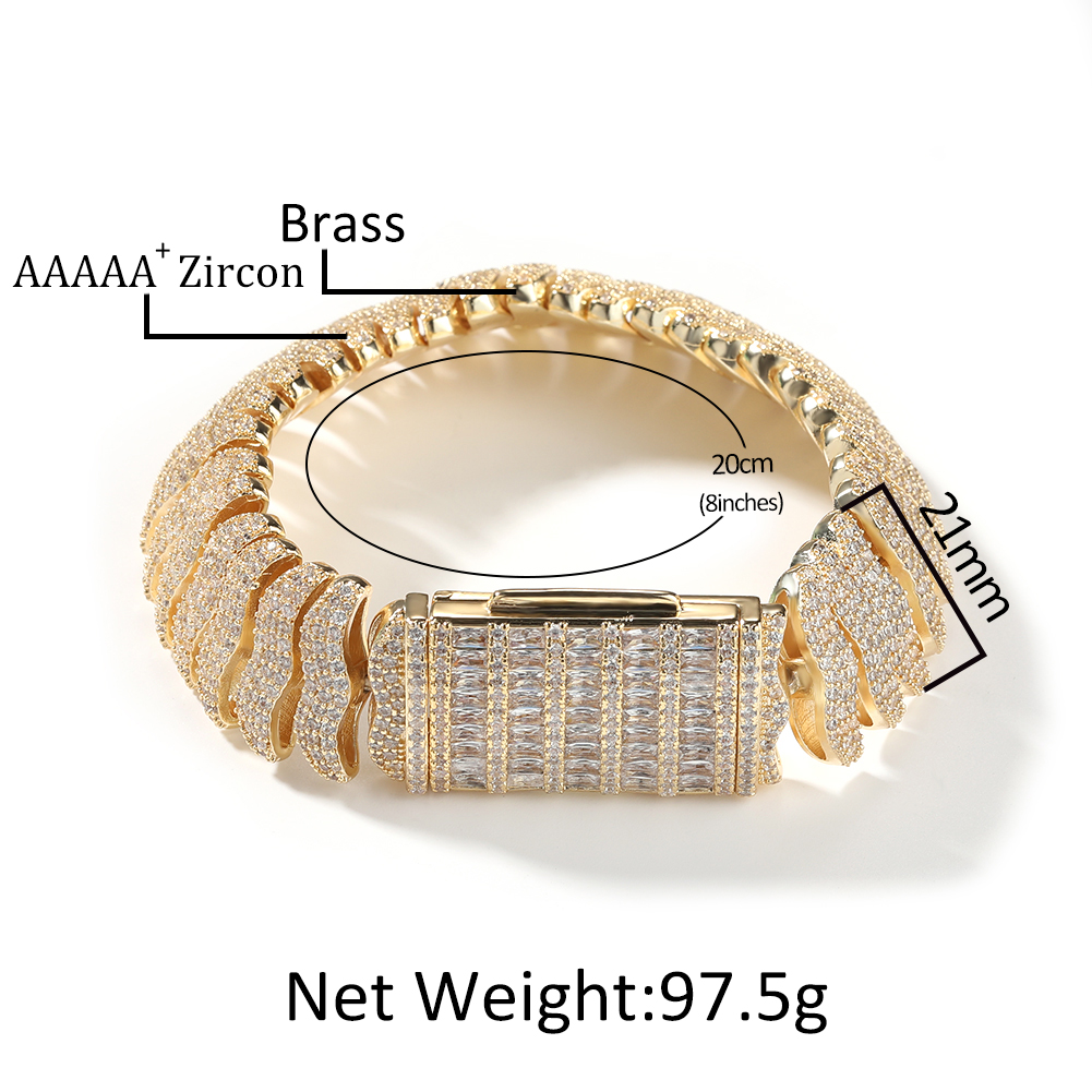 Uwin 21mm Centipede Cuban Link - đánh giá và giá Cuban Link Chain 12Mm