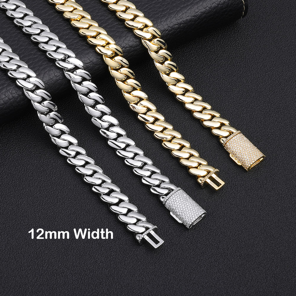 ESKEEM 12mm 14K Gold Plated Cu - đánh giá và giá Cuban Link Chain 12Mm