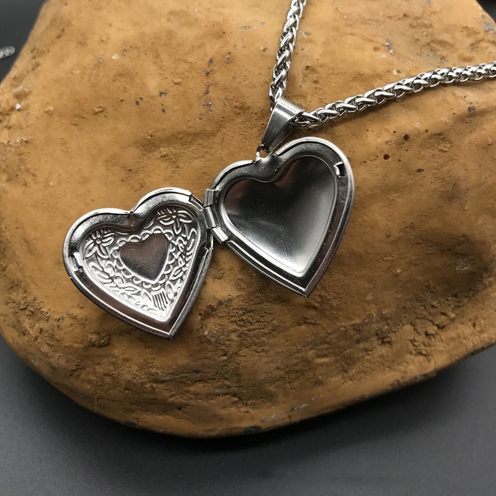 HOOH 1 Hình Trái Tim Người Bạn - đánh giá và giá Heart Locket Necklace Photo