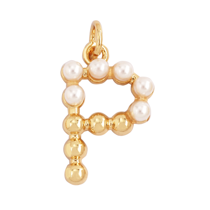 Fashion Simple Imitation Pearl - đánh giá và giá Initial Letter Necklace 18K Gold