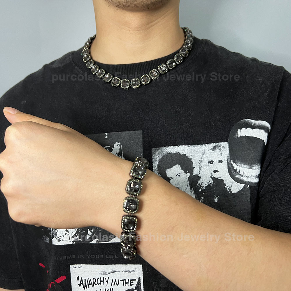 Brilliant Multi Colors Iced Ou - đánh giá và giá Cuban Link Chain 12Mm