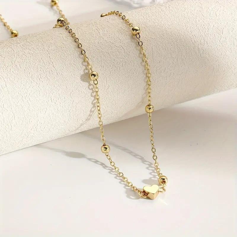 Girls Simple Heart Beaded Bell - đánh giá và giá Body Jewelry