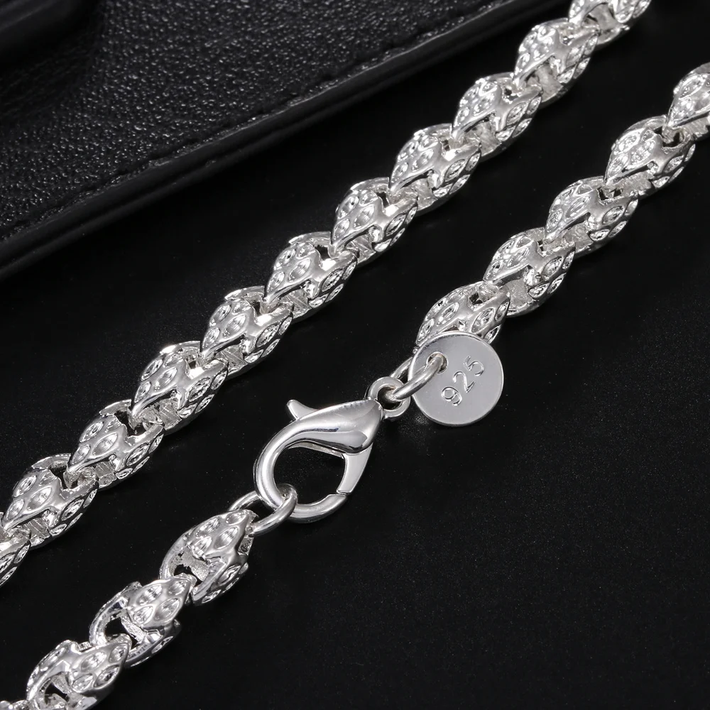 Hot charms 925 Sterling Silver - đánh giá và giá 925 Sterling Silver Chain Necklace Men