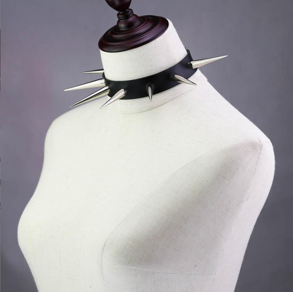 Emo Spike Choker Punk Collar F - đánh giá và giá Goth Punk Spike Choker