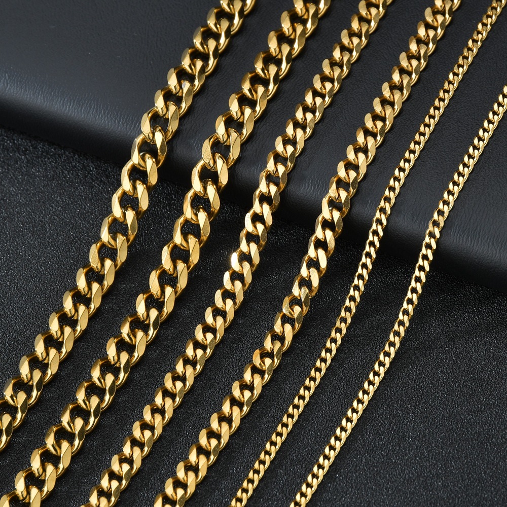 1 piece Size 3.6mm/5mm/7mm Men - đánh giá và giá Cuban Link Chain 12Mm