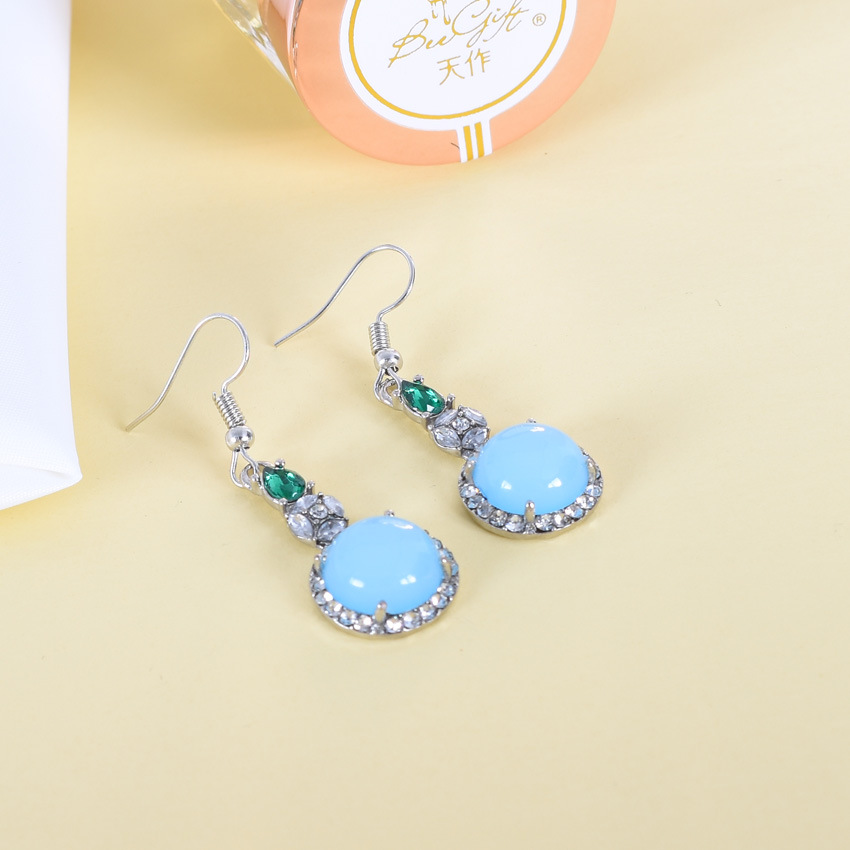 Blue Natural Jade Earrings Vin - đánh giá và giá Earrings