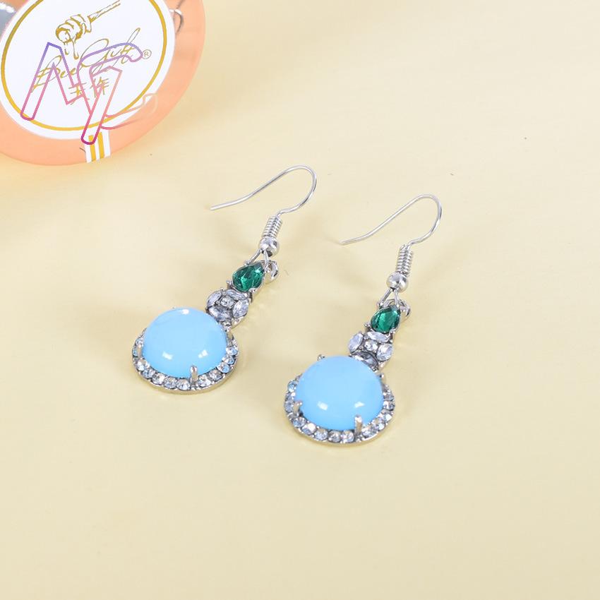 Blue Natural Jade Earrings Vin - đánh giá và giá Earrings