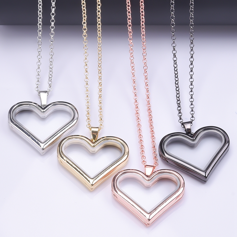 1Pc Y2K Girl Sweet Love Heart  - đánh giá và giá Heart Locket Necklace Photo