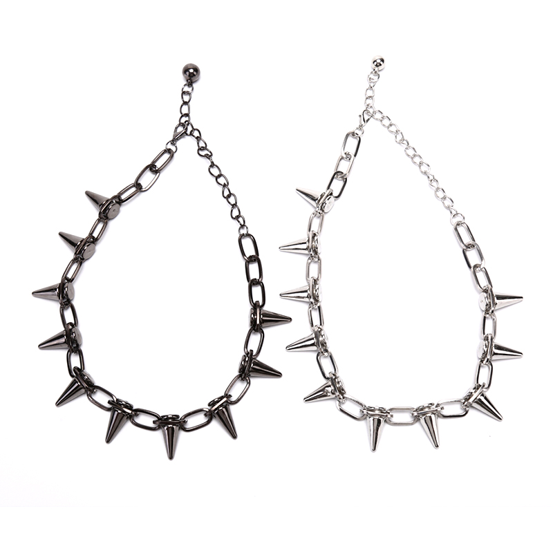 New Rivets Chokers Punk Goth H - đánh giá và giá Goth Punk Spike Choker