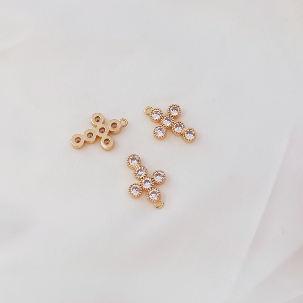 14K Gold-plated Zircon Cross P - đánh giá và giá Cross Pendant Necklace Gold