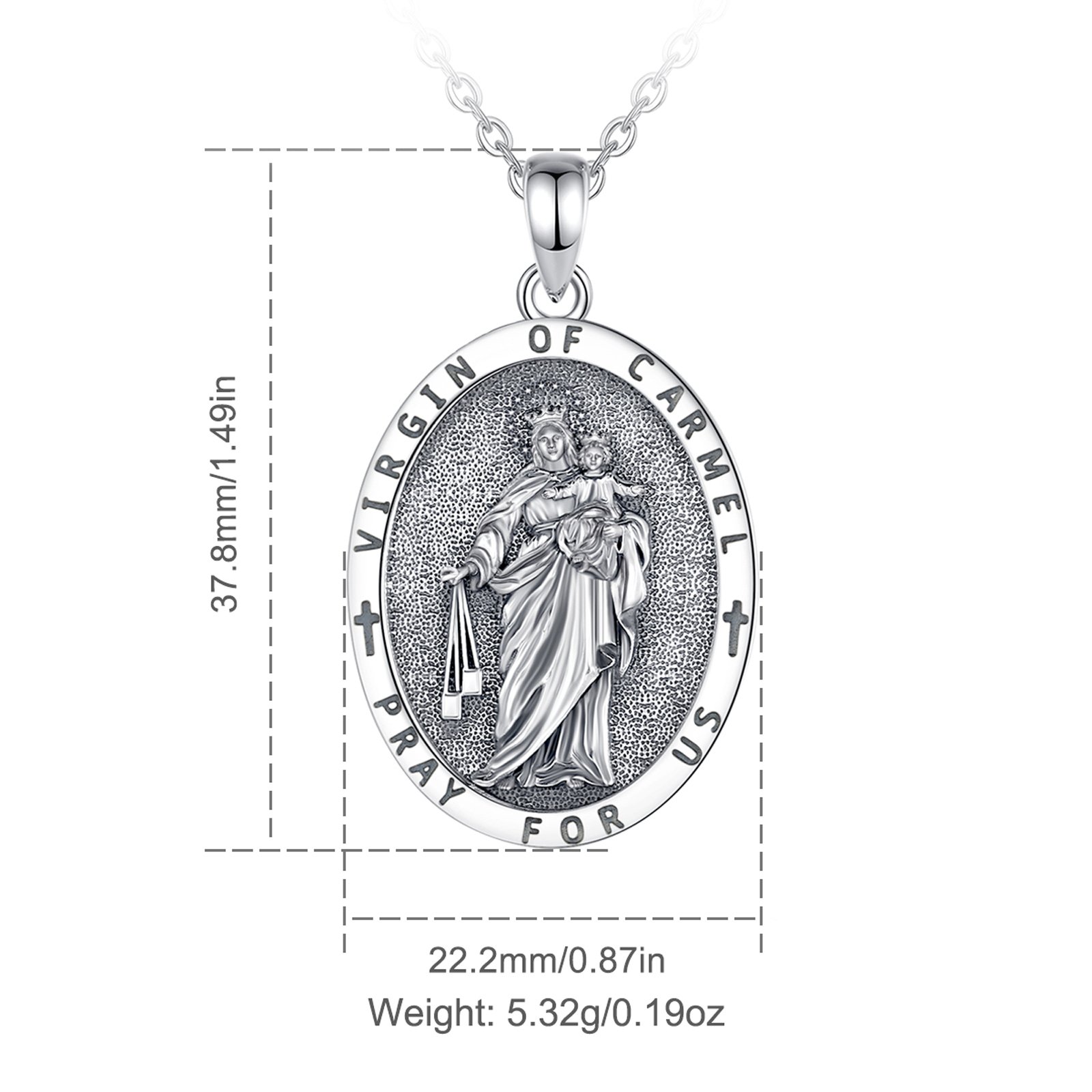 Eudora 925 Sterling Silver Vir - đánh giá và giá 925 Sterling Silver Chain Necklace Men
