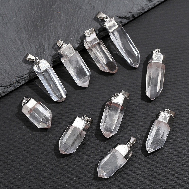 Natural Clear Quartz Crystal P - đánh giá và giá Crystal Pendant Necklace Natural Stone