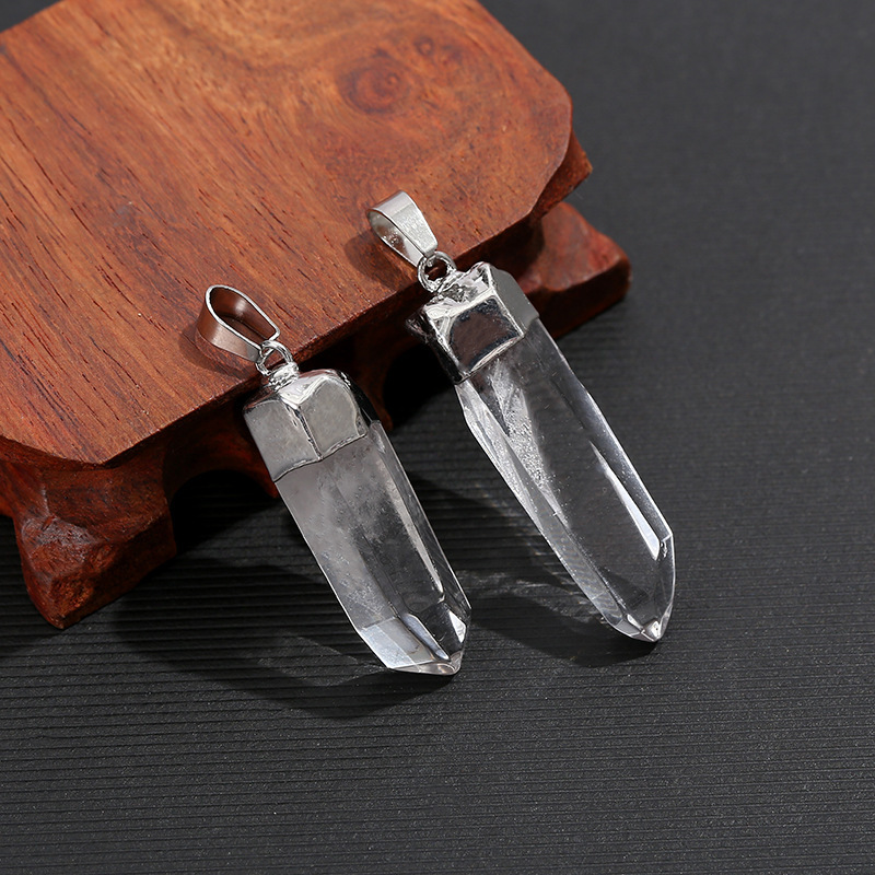 Natural Clear Quartz Crystal P - đánh giá và giá Crystal Pendant Necklace Natural Stone