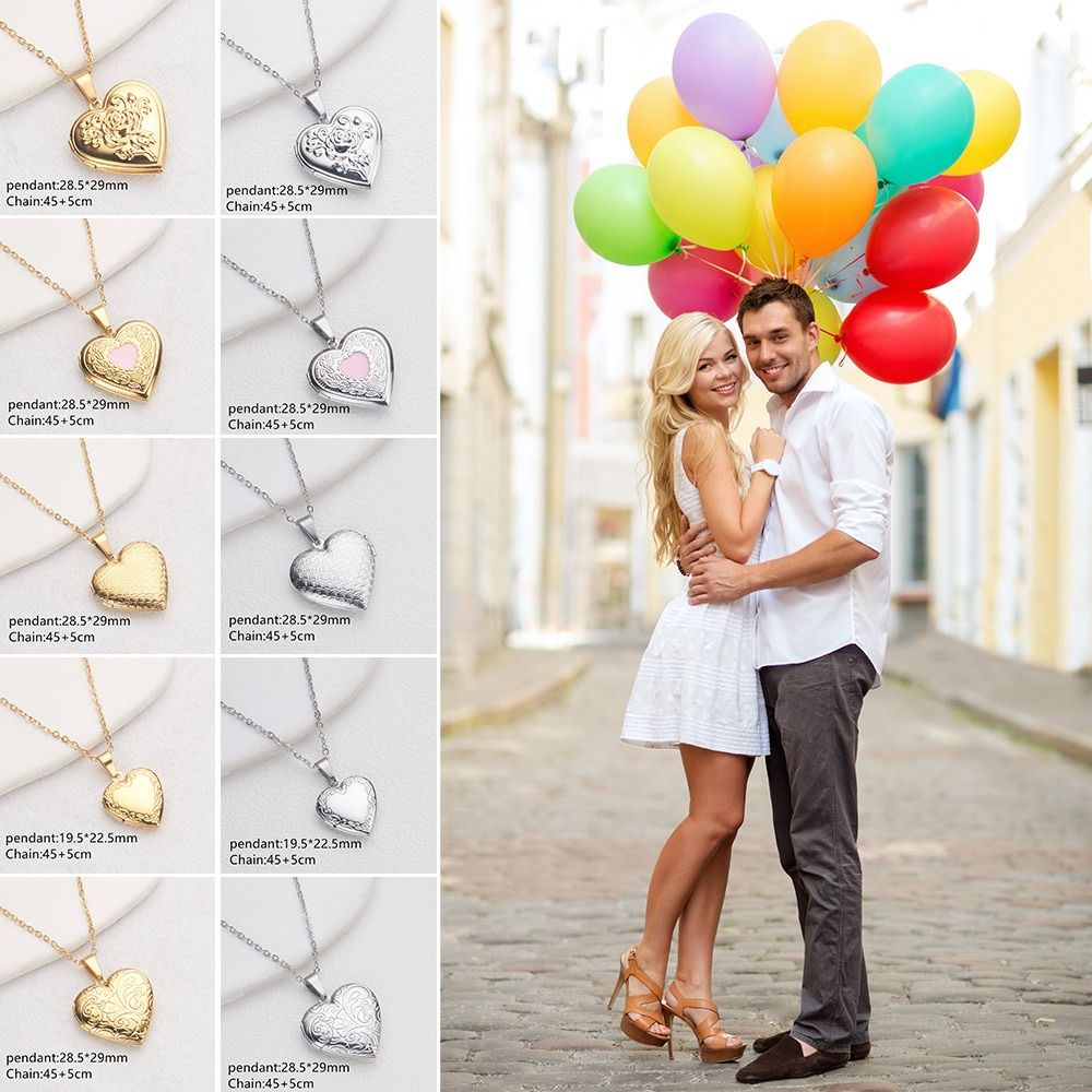 DIY Necklace Photo Picture Loc - đánh giá và giá Heart Locket Necklace Photo