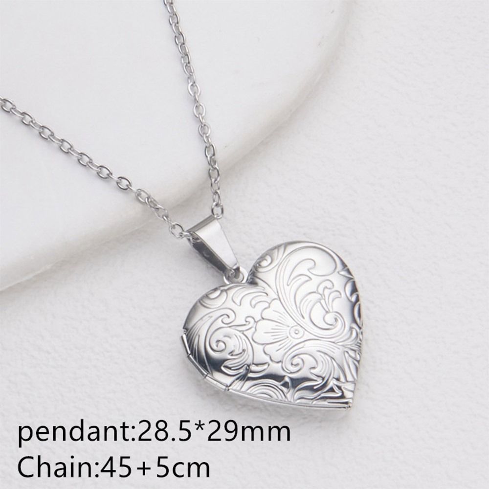 DIY Necklace Photo Picture Loc - đánh giá và giá Heart Locket Necklace Photo